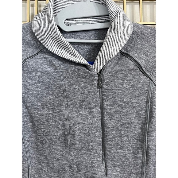 Lululemon Half Zip Pullover Jacket Thumbholes Athletic‎ Gray Size 6 - Picture 5 of 7